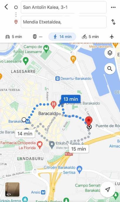 Апартаменты Bilbao/Barakaldo 15Min Bec Экстерьер фото